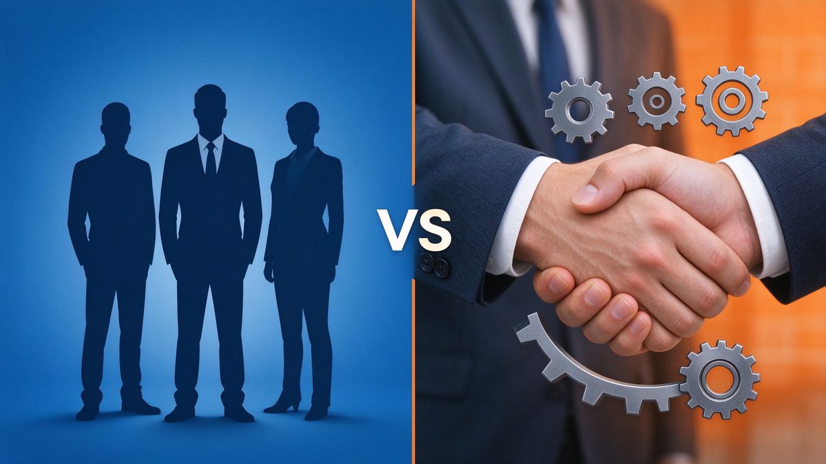 百度竞价自己招人投，还是外包托管？算笔账就明白了封面
