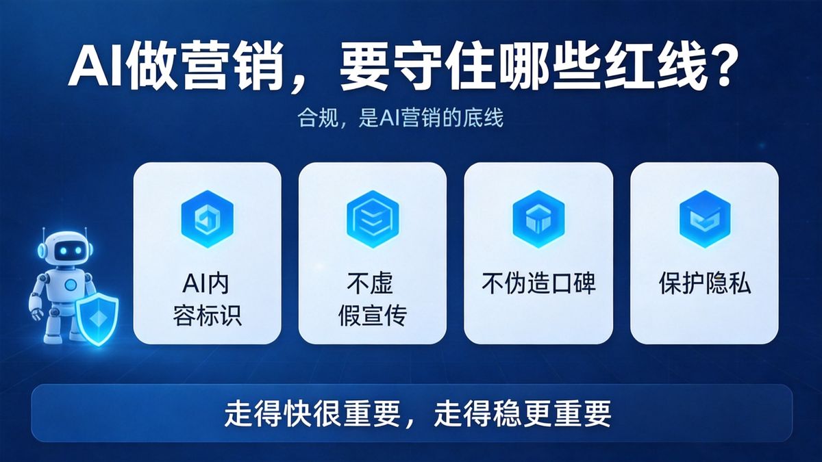 企业用AI做营销，要守住哪些合规红线？封面